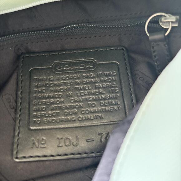 Turquoise Shoulder Coach Bag Dm A 7 Ed - Picture 4 of 8